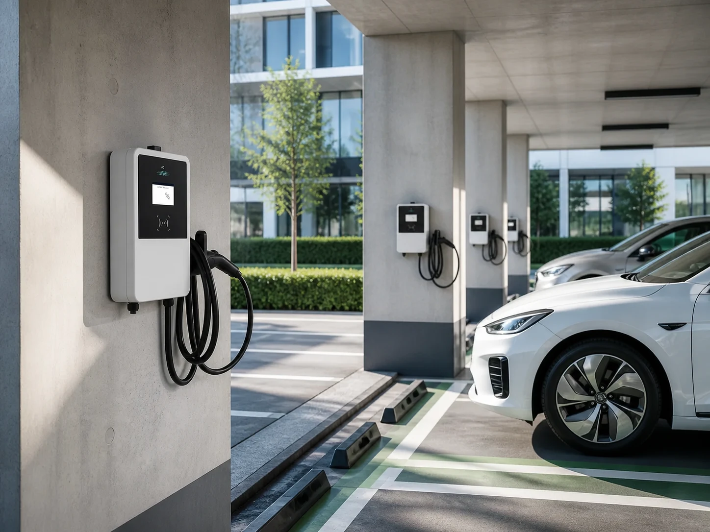 Europe Commercial Parking AC Charging